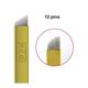  Agujas para Microblanding Cejas 12 cuchillas pack Curv